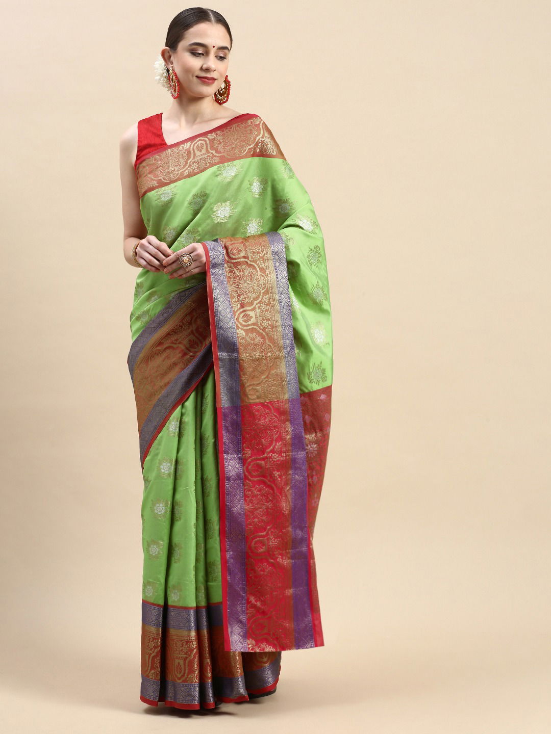 Kumkum 2 By Policona Silk Kanchipuram Saree Catalogue